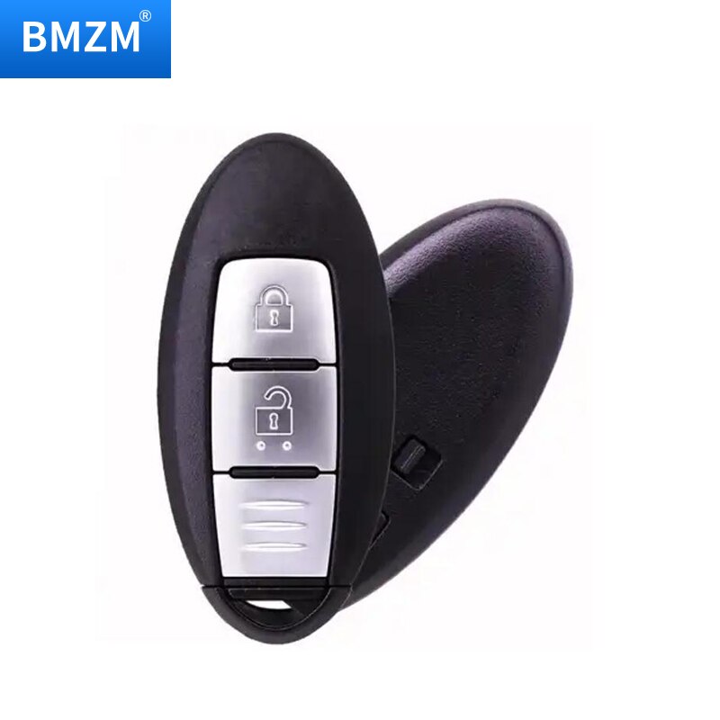Bmzm 2 Knoppen Smart Remote Autosleutel Pak Voor Nissan X-Trail Met S180144101 315 Mhz 47 Chip PCF7953X NSN14 Blade