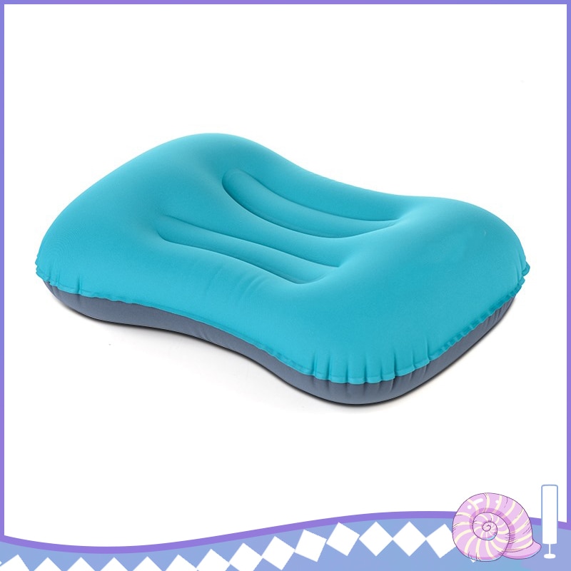 Opblaasbare Camping Reizen Kussen Lumbale Kussen Ultralight Draagbare Opblaasbaar Kussen Air Demping Outdoor Reizen Zachte