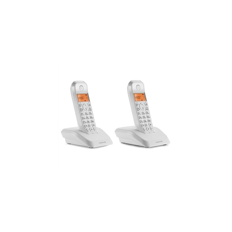MOTOROLA S1202 Telefono DECT DUO Blanco