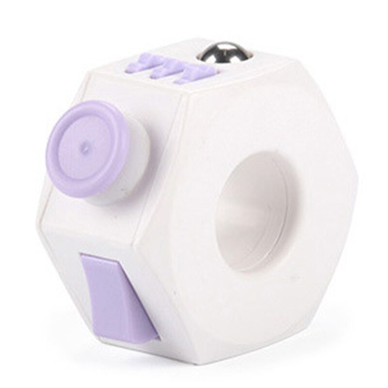 Fidget Speelgoed Min Kubus Speelgoed Vinyl Bureau Vinger Speelgoed Squeeze Fun Stress Reliever: Licht Geel