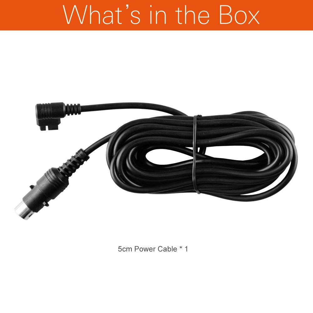 Godox-Cable de alimentación de extensión, 5m de longitud, AD-S14 para WITSTRO AD180 AD360 AD360II Flash Speedlite