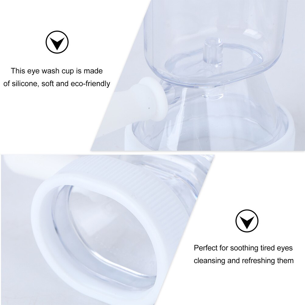 2pcs Eye Bath Cup Silicone Eye Wash Cup Eye Cleaner Eyes Cleaning Cup Eye Cleaning Tool for Home