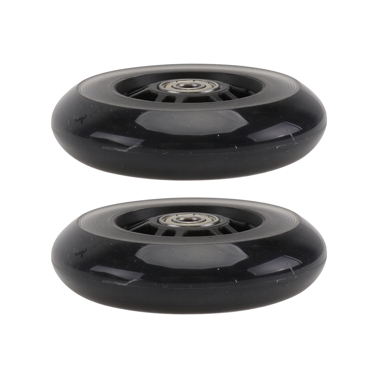 Ruedas de patinete de 100mm de repuesto, rodamientos Pro instalados, rodamientos para niños, ruedas de repuesto duraderas silenciosas