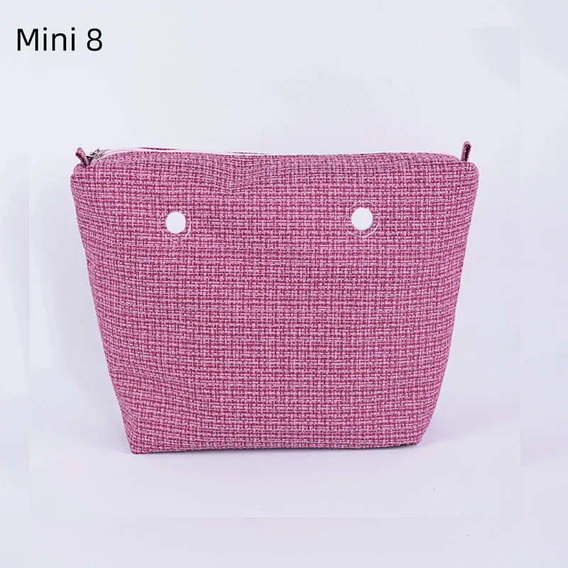 Tanqu Classic Mini Linnen Canvas Organizer Stof Binnenvoering Inzetstuk Voor Obag Mini O Tas Dames Handtas Accessoire: Sky Blue