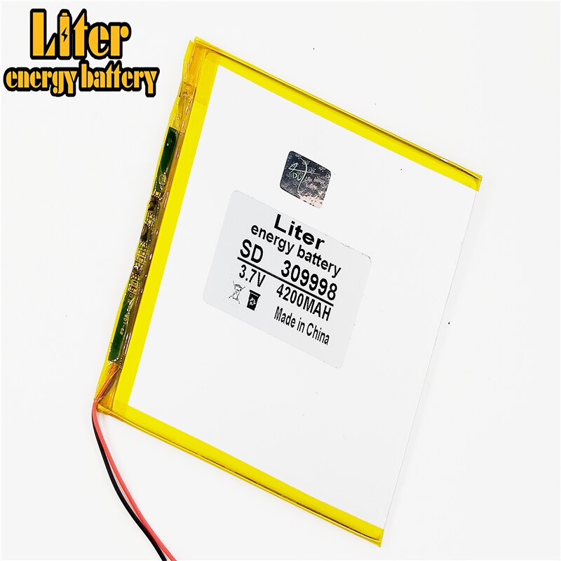 309998 4200 Mah 3.7V 30100100 Li-Ion Batterij Voor Tablet Pc 7 Inch 8 Inch 9 Inch Tablet Batterij Innerlijke