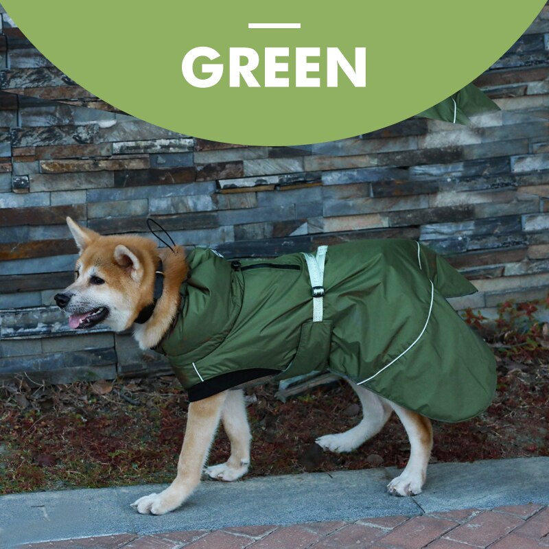 Fenice Fashionable Wind-proof Waterproof Cold-proof Outdoor High Jacket Raincoat Comfortable Clothes: green / XXS