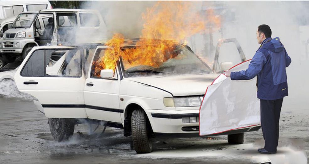 Hotel Security Assistance 1.5mX1.5m fire blanket,car,auto, factory use, escape special fire equipment, fire fighting material.