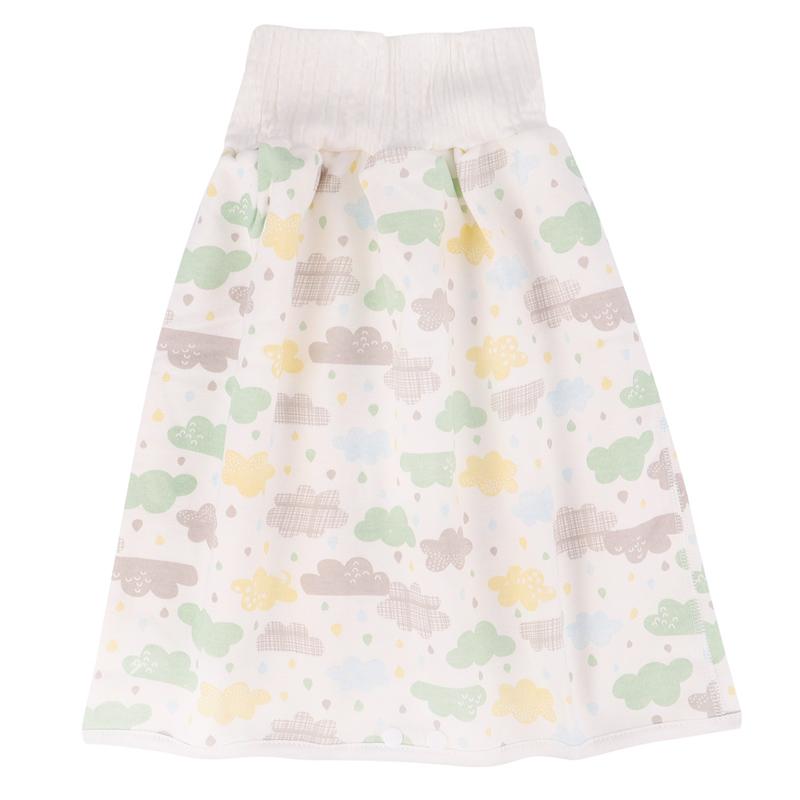 Toddler Cotton Training Pants Cloth Diaper Skirts Washable Waterproof Reusable Potty Nappy Pants Toliet Diapers for Baby 0-4Y: Green