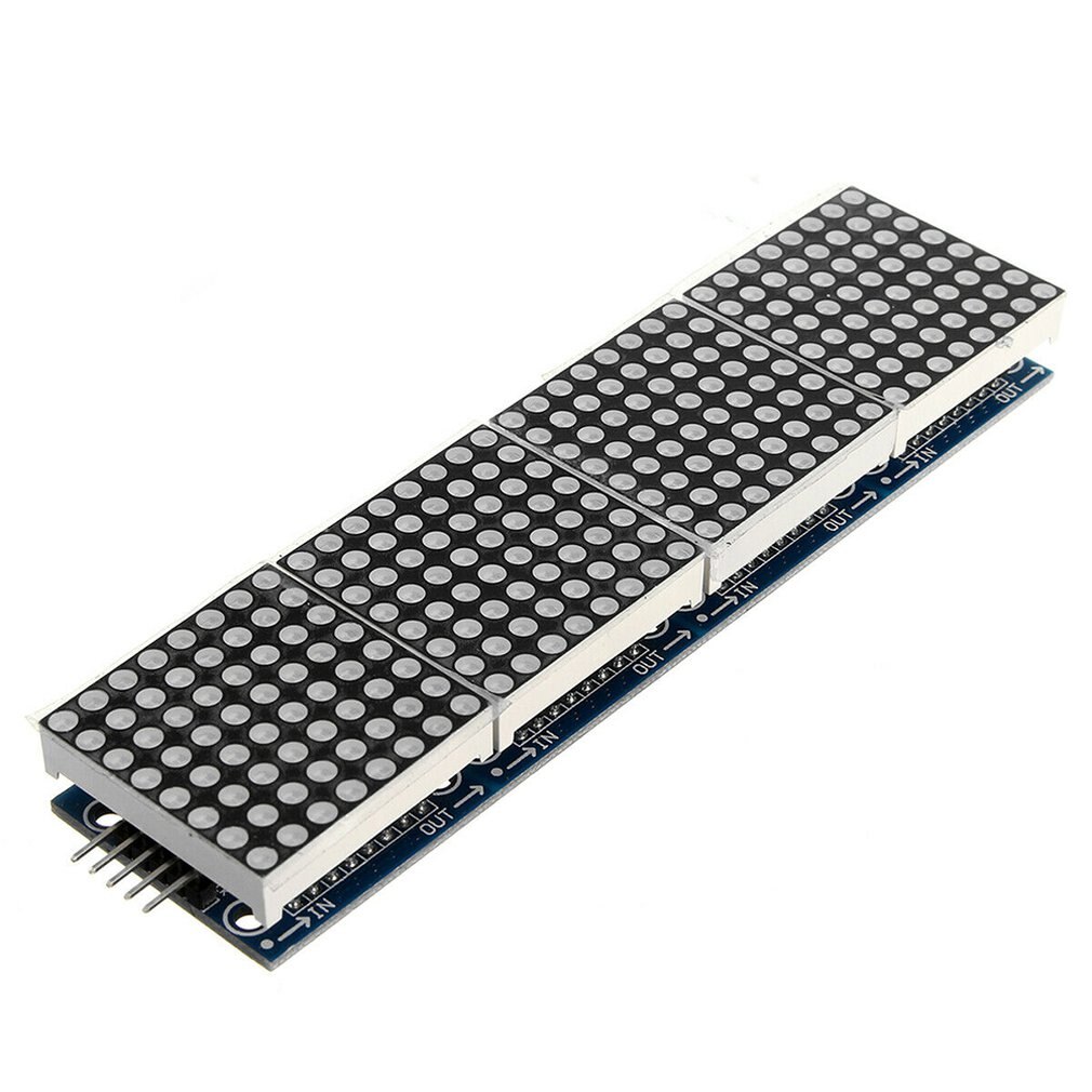 Max7219 Punkt Matrix Modul Steuert Mcu Modul 4 in Einem Anzeige Senden 5P Linie Max Kontrolle Punkt Matrix Modul