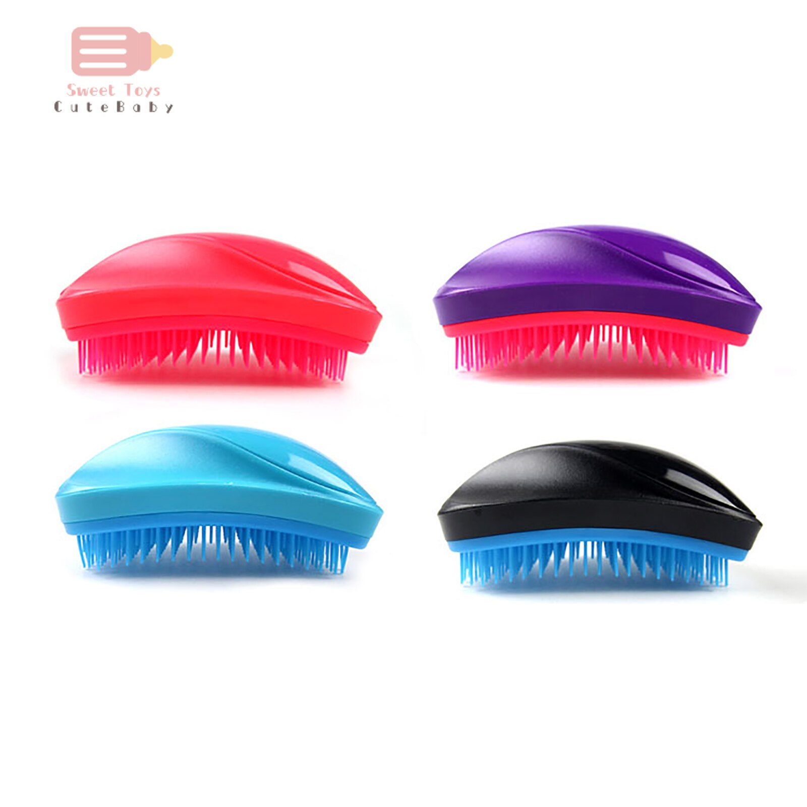 Style Handle Detangling Comb Tangle Hair Brush Mouse Comb Magic Straightening Combs Salon Styling Tamer Tool