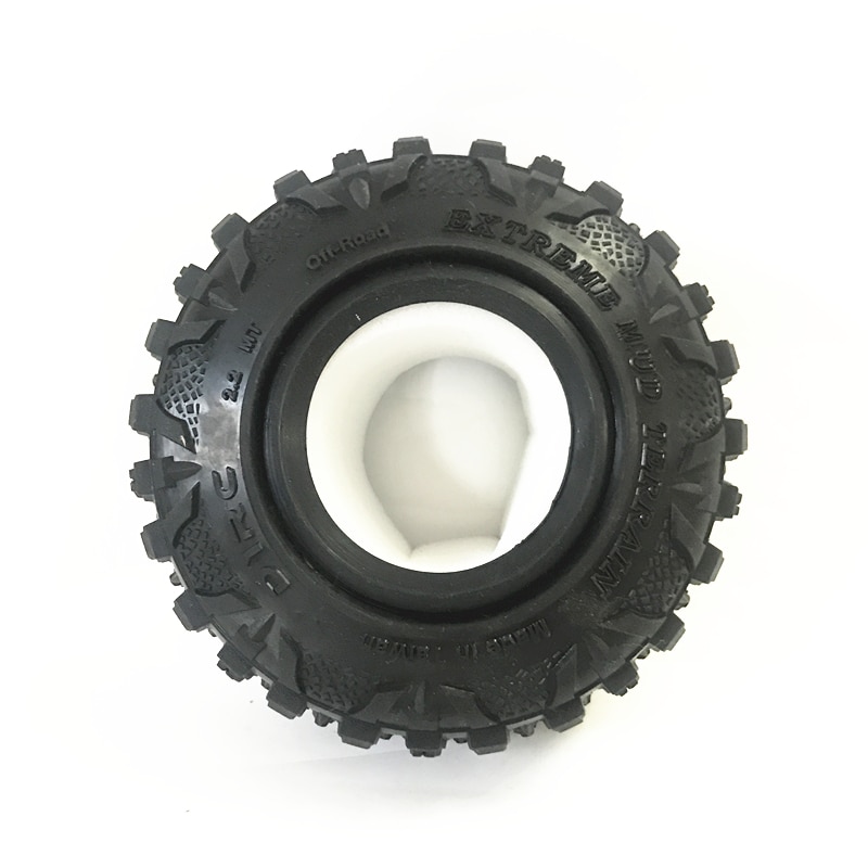 D1RC RC Car Tires - 4 PCS Super Grip 2.2 Inch 120mm for 1/10 Scale Axial TRX4 D90