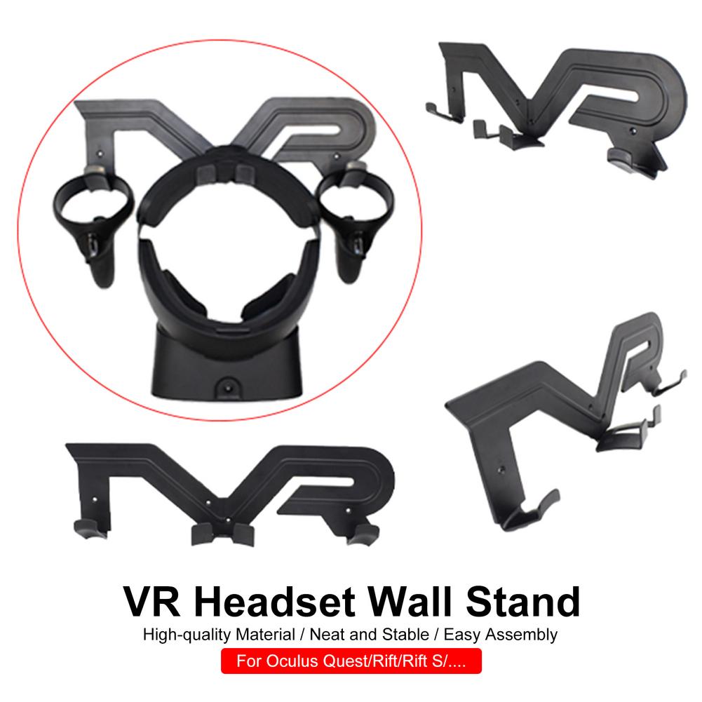 VR Headset Wall Stand Hook Mount VR Headset Rack Holder Universal Stand Hook for Oculus Rift-S for Oculus Quest1 2 VR headset