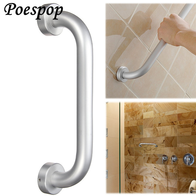 Posepop Wc 30Cm Grab Bar Ruimte Aluminium Badkamer Bad Douche Veiligheid Handvat Bad Grip Grab Bars Helpen Armsteun Leuning