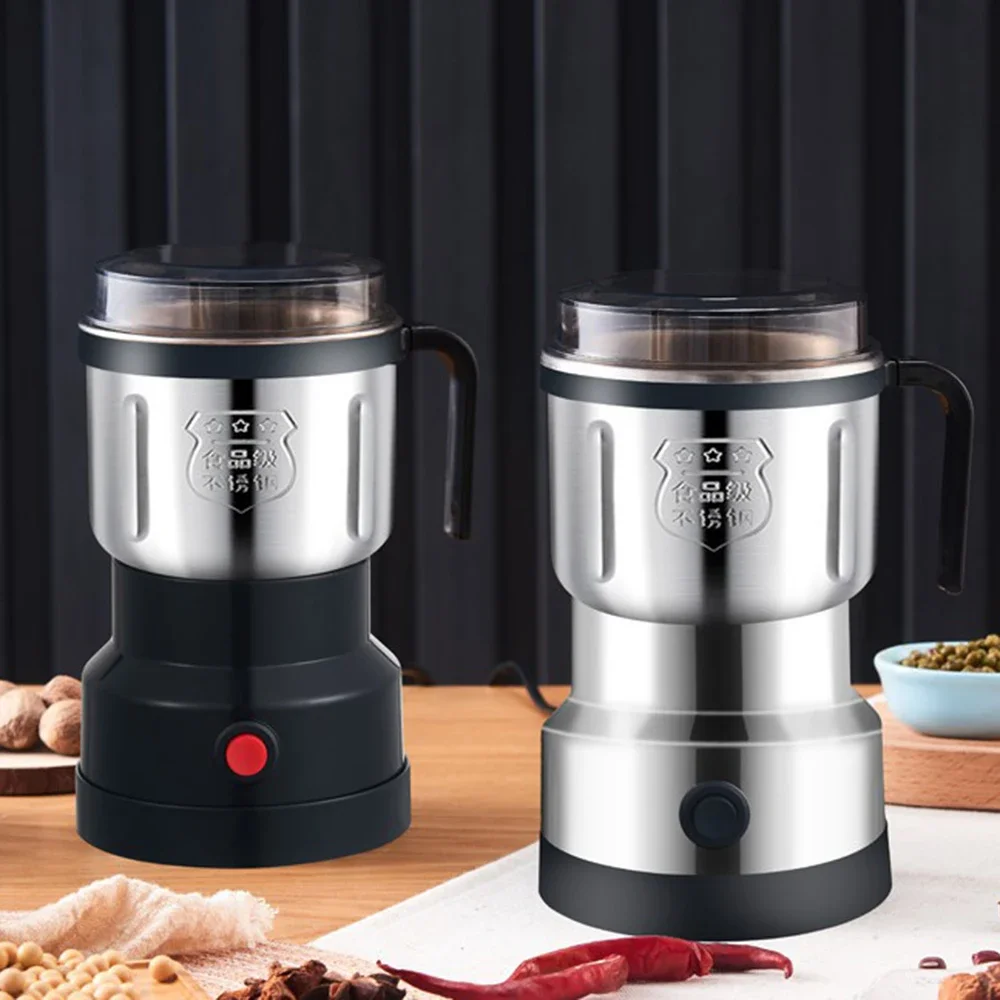 Molinillo de café eléctrico Houselin, potente molinillo de especias de 300W, molinillo doméstico para hierbas, nueces, granos