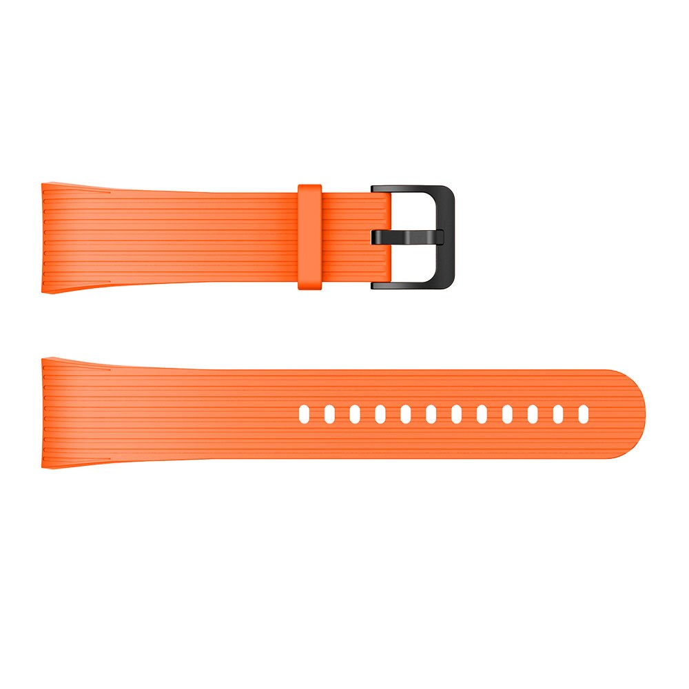Behua vervangende polsband voor samsung gear fit 2 pro band siliconen polsband voor samsung fit 2 sm-r360 waterdicht l/s maat: Oranje / L-maat