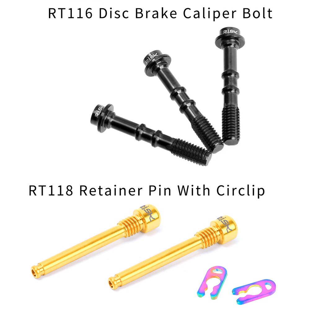 Boulons de serrage à vis en titane pour freins à disque d'huile de vélo SHIMANO/SRAM vtt toutes séries de boulons de frein à disque d'huile, Tube d'étrier