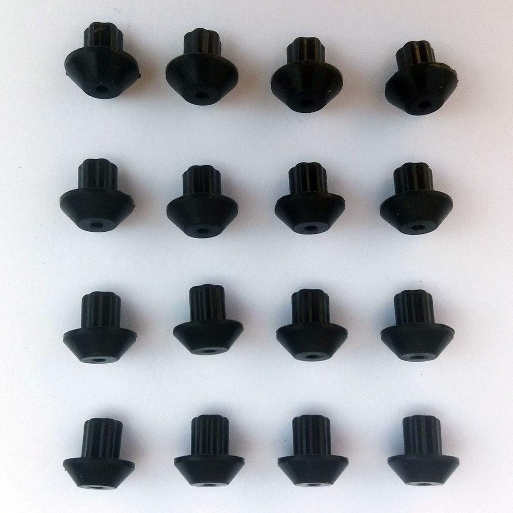 WB2K101 Rubber Feet Kit for GE, Hotpoint, Kenmore Range Burner Grate.16 pcs