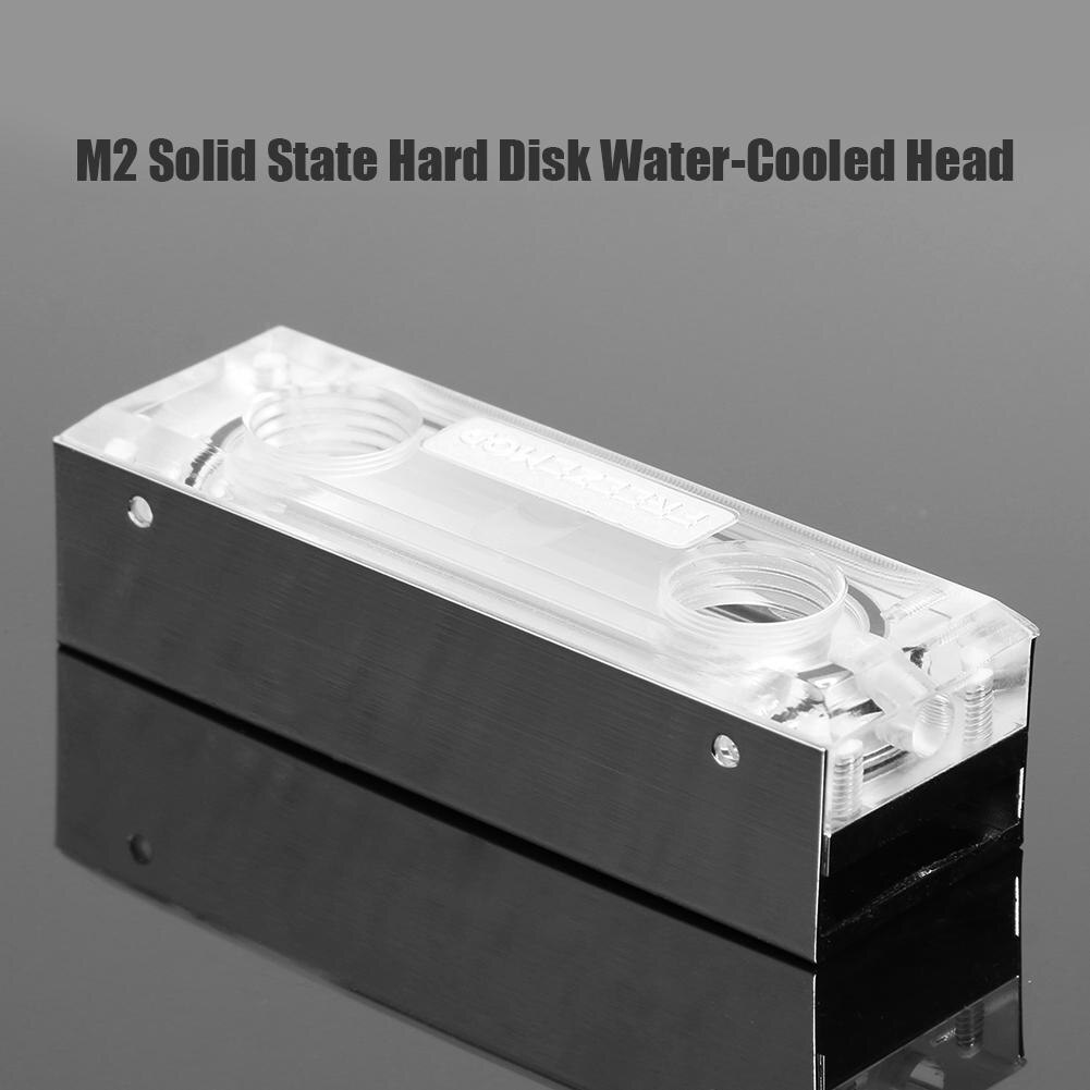 M2 SSD water block computer pc water cooler hard drive M2 solid state hard disk cooling water block armor for 2280. M2-ZBSR