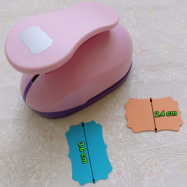 1.5 ''Diy Papier Tag Kaart Cutter Scrapbook Shaper Grote-Schaal Embossing Apparaat Perforator Kids Handgemaakte Craft embossers: New-Tag