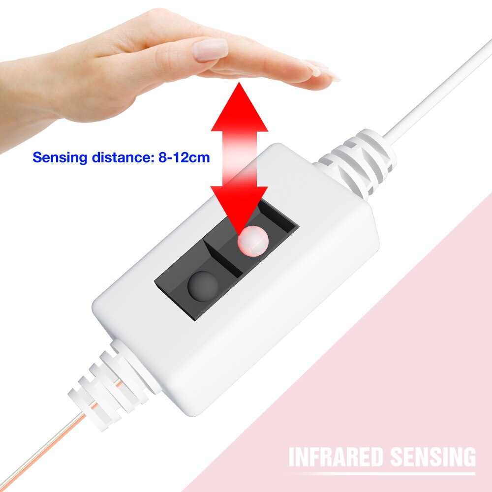 Makijaż lampka nad lustro lusterko łazienkowe z oświetleniem doprowadziło lampa USB Hollywood toaletka oświetlenie robić dekoracji wnętrz ściemniana lampa ścienna doprowadziło