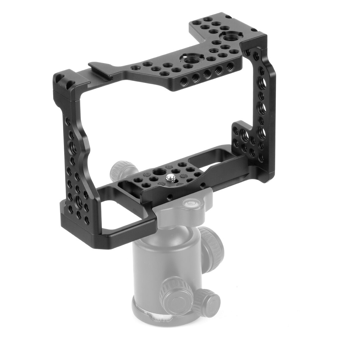 Gabbia per fotocamera con staffa per treppiede per stabilizzatore portatile in alluminio per Sony A7RIII/A7III/A7MIII SLR DSLR supporto per supporto accessori Vlog