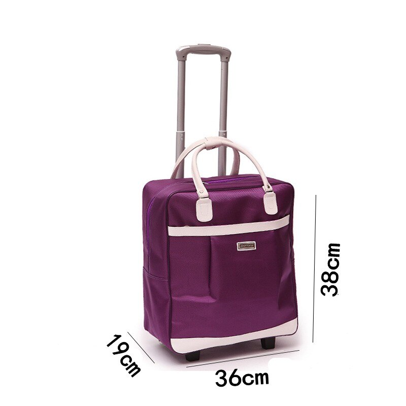 Luggage Metal Trolley Travel Bags Suitcase on wheels valise bagages roulettes Hand Trolley Unisex Bag Sac Board Chassis Package