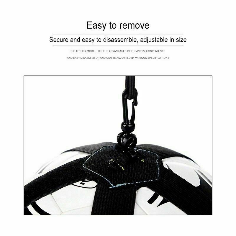 Adults Kids Football Self Training Kick Practice Trainer Aid Equipment Adjustable Waist Belt Soccer Trainer