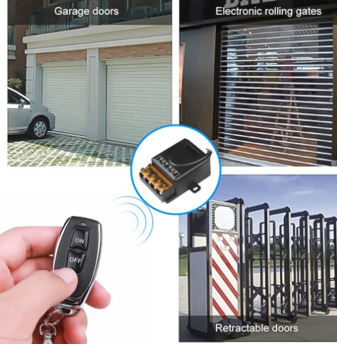 110V 240V 30A Relay Wireless RF Smart Remote Control Switch Transmitter+ Receiver 433MHz Remote controller