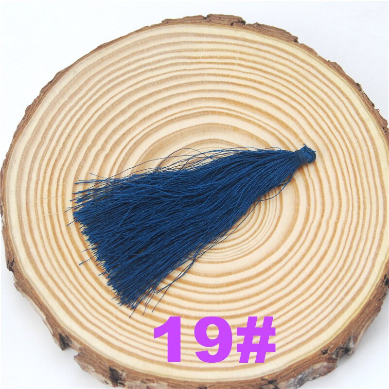 Rayon Silk Tassels DIY 50pcs 95mm Embellish Handmade Jewelry Findings Supplies For Curtain Earrings Accessories Fringe LS011: 19