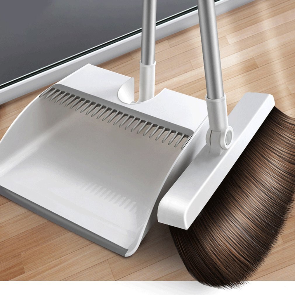 Kostesæt husstandskost og støvpande kombinationskost non-stick hår fejende artefakter viskermopper