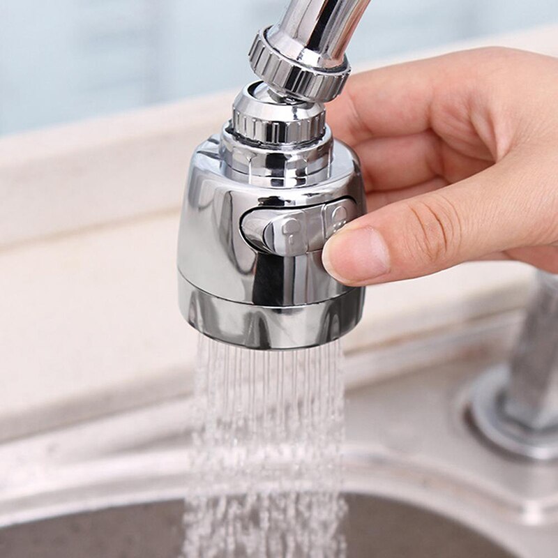 360 Degree Rotating Aerator Bubbler 3 Modes Pressurized Splash Water Saving Aerator Kitchen Diffuser Faucet Bathroom Accessories