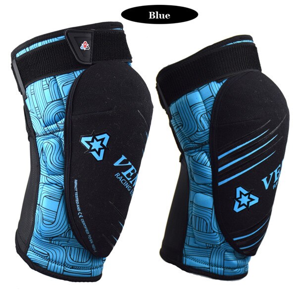 VEMAR Motorrad Schutz kneepad Feuerfeste Moto-Cross Knie Schutz Schutz MTB Schutz Getriebe Kneepad Moto Knie befestigen Unterstützung: VM-E03 Blau