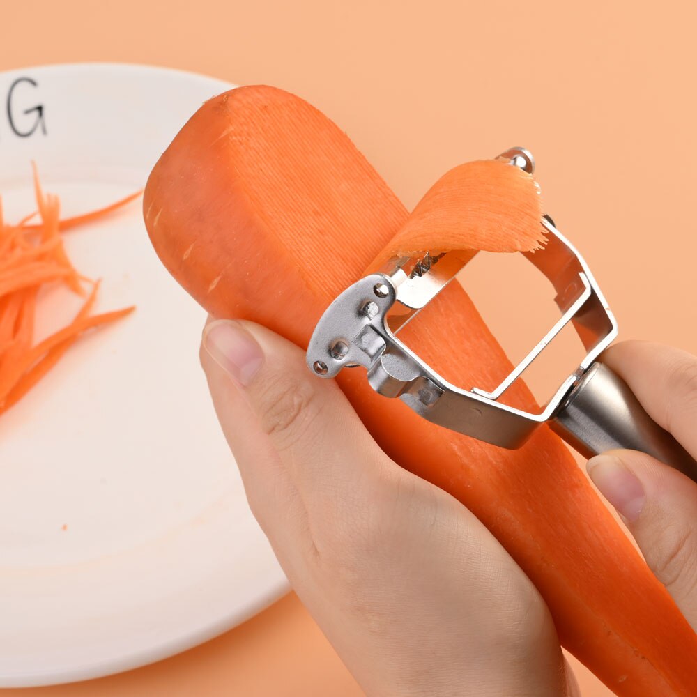 Rvs Fruit Dunschiller Rasp Voor Wortelen Rasp Groentesnijder Shredder Apple Kool Multi Slicer Kitchen Tools