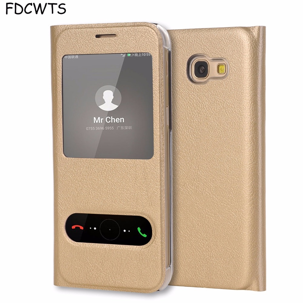 Flip Cover Leather Phone Case For Samsung Galaxy A7 A5 A3 A 3 5 7 SM A320F A520F A720F SM-A720F SM-A520F SM-A320F DS Wallet