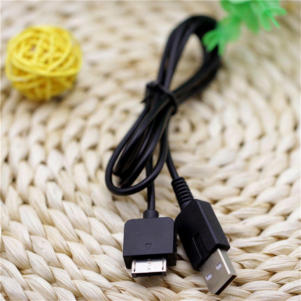Utility Black USB Data Transfer Sync Charge Charger 2 in 1 Cable for PS Vita