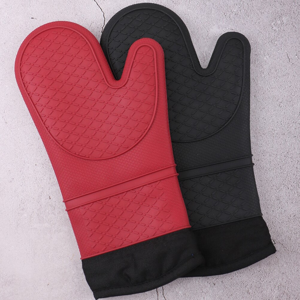 Silicone Oven Mitt Kitchen Oven Glove Non-slip Silicone Oven Glove for Baking