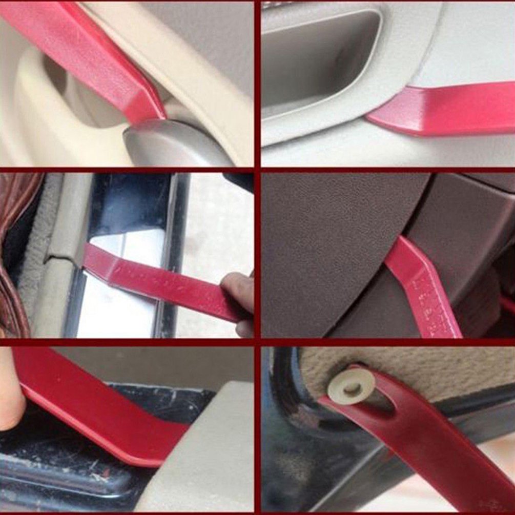 13 st / set plastbändningsverktyg trim instrumentpanel dörrklämpanel borttagning installatör öppningsreparationsverktyg för pc-telefon demontering set