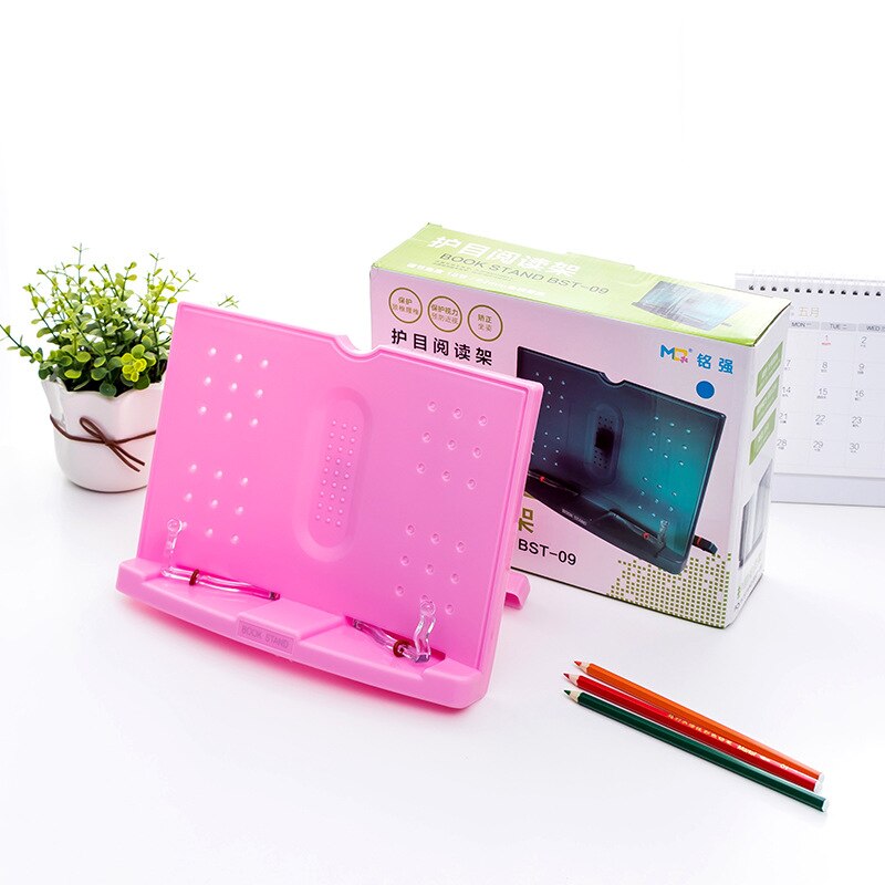 Yisuremia Multifunctionele Boek Houder Stand Plastic Desktop Reading Frame Computer Map Rack Bladmuziek Boek Houder Stand