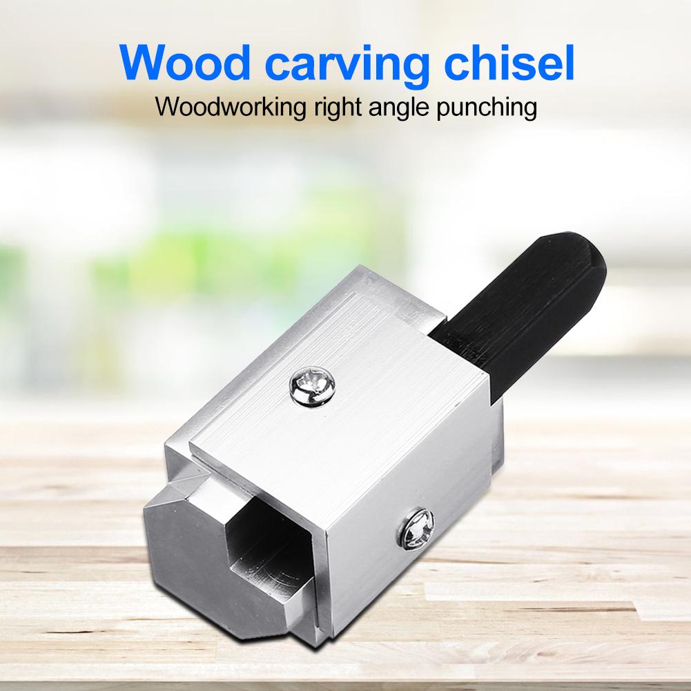 Square Mortising Quick Cutting Corner Angle Chisel Hinge Recesses Blade Sharp Automatic Alignment Wood Chisel 80x30x30mm