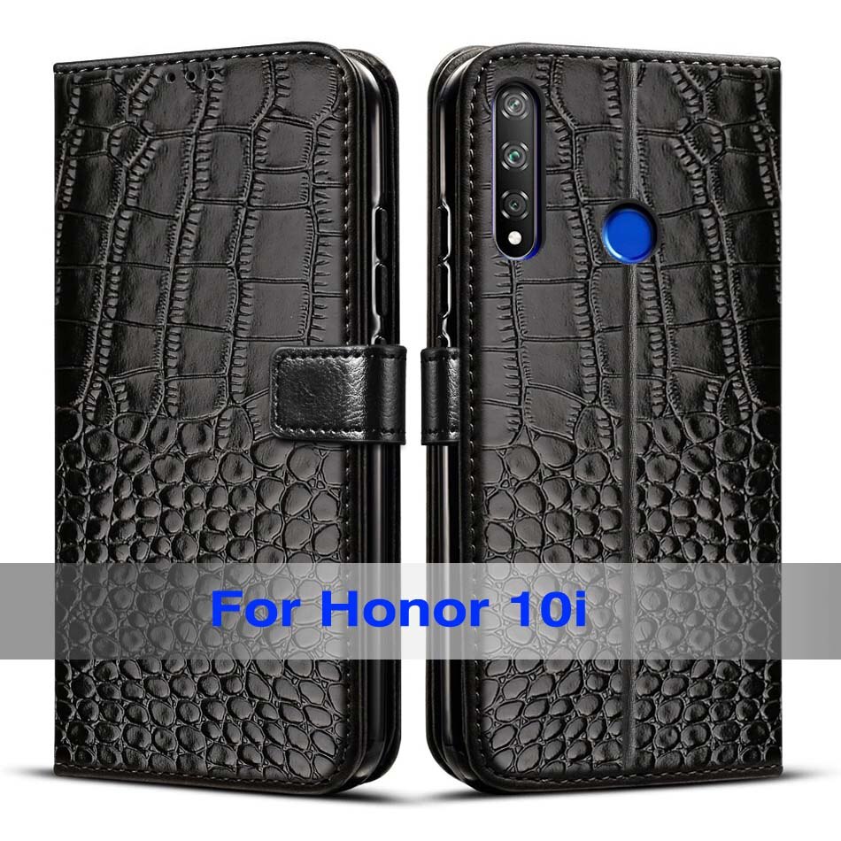 Para honor 10i HRY-LX1T caso amortecedor silicone macio tpu magnético caso para huawei honra 10i honra 10 i coque 6.21 polegada à prova de choque: Black