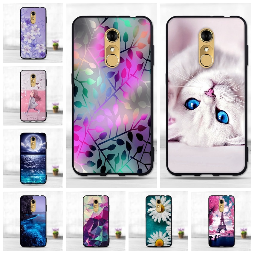 Case For ZTE Blade A910 Case Silicone Soft TPU Cover For ZTE Blade A910 5.5" Back Cover For ZTE A 910 Blade Cute Cat Phone Bag