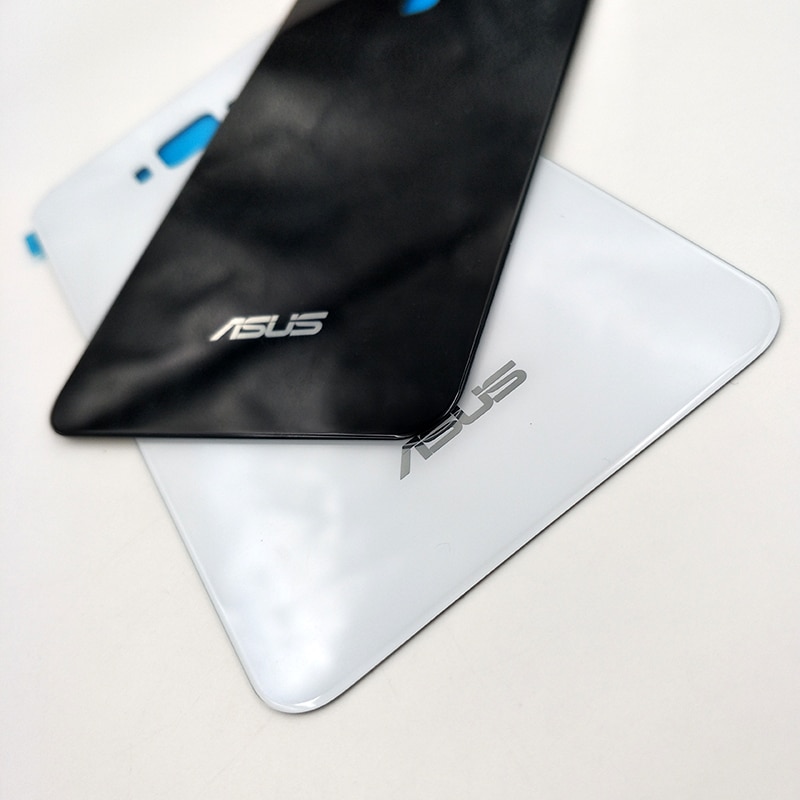 Original Asus Zenfone 3 ZE552KL cubierta de batería de vidrio carcasa trasera caja de la puerta trasera para Zenfone 3 ZE552KL Reparación de piezas de repuesto