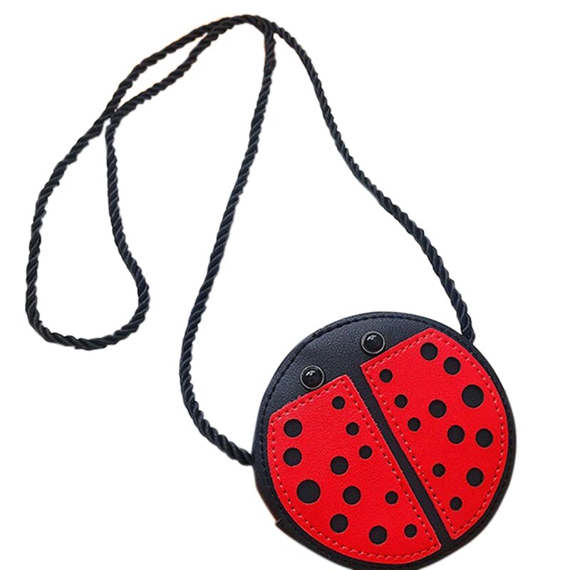 Ladybug Cute Children'S Shoulder Bag Personality Wild Purse Mini Accessories Bag