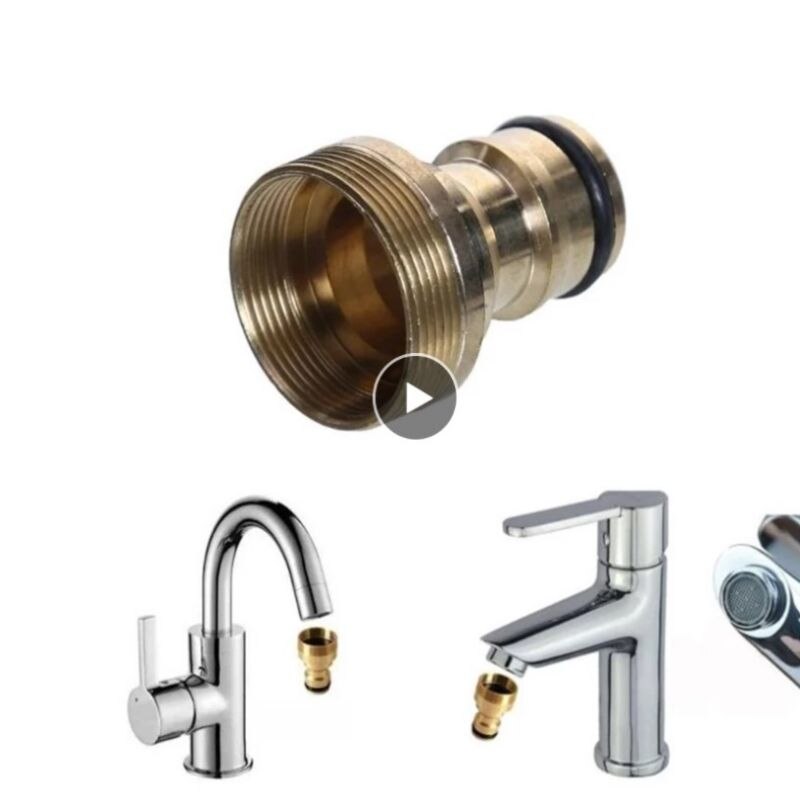 Universal Hose Tap Kitchen Adapters Brass Faucet Tap Connector Mixer Hose Adaptor Pipe Joiner Fitting Garden Watering Tools Home