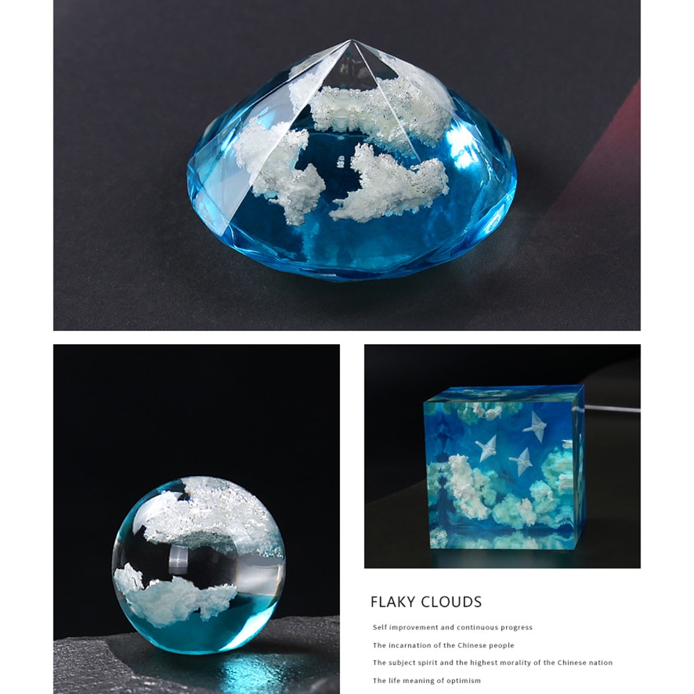 DIY handmade white cloud filler mud clay crystal Epoxy jewelry accessories imitation cloud making mud