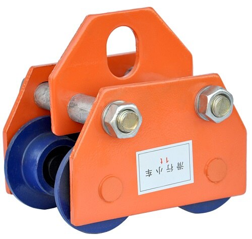 0.5Ton Plain trolley manual hand I-beam,CE certificate monorail trolley lifting chain hoist chain block crane lifting sling