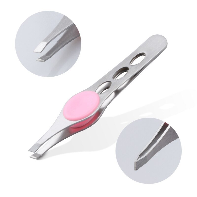 1pc Wenkbrauw Pincet Rvs Wimper Extension Pincet Eye Ontharing Lady Gezicht Makeup Tools Beauty Essentiële