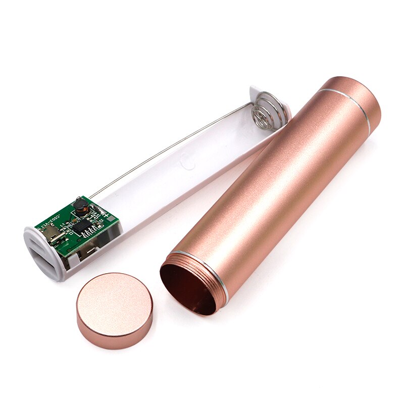 Draagbare Power Bank Doos 18650 Li-Ion Batterij Oplader Blank Shell Voor Mobiele Telefoon Tablet Elektronica Externe Usb Power Bank Case