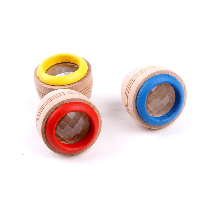 Houten Educatief Magic Kaleidoscope Baby Kid Kinderen Leren Puzzel Speelgoed L0097: Default Title