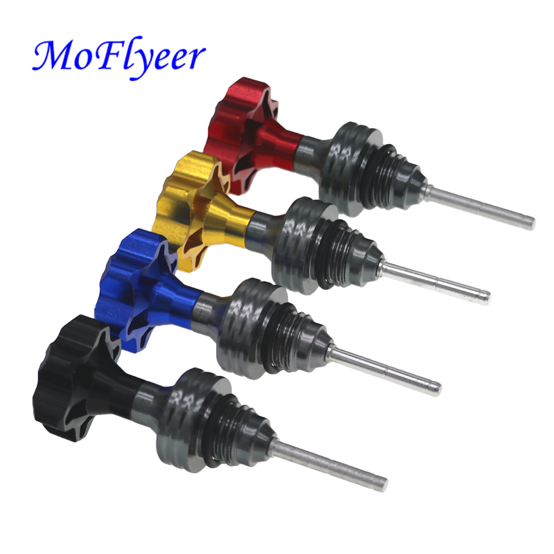 Moflyeer-varilla del tanque de aceite Universal para motor de motocicleta, medidor de nivel, tapa de aceite para motocicleta Yamaha RSZ100 GY6-125 la mayoría de ATV